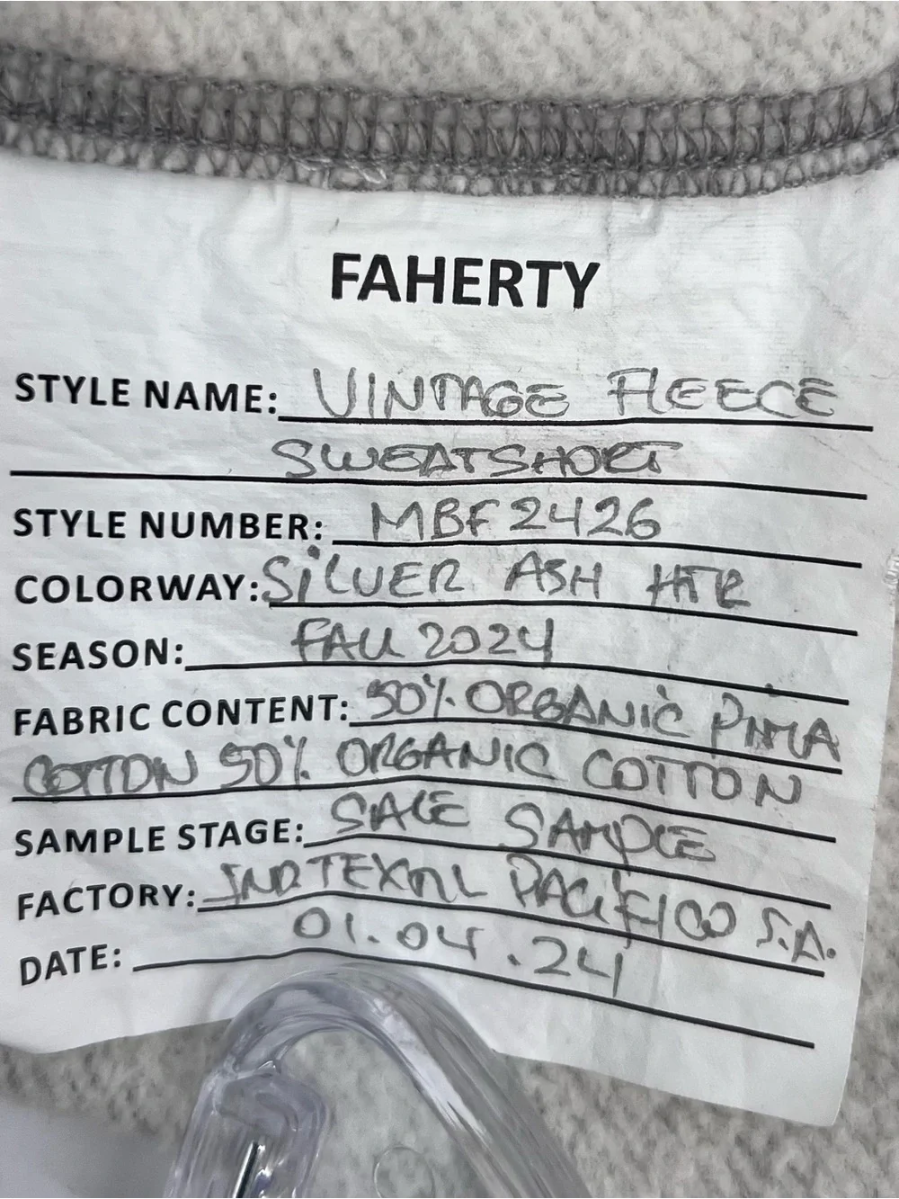 Faherty omfortable gray